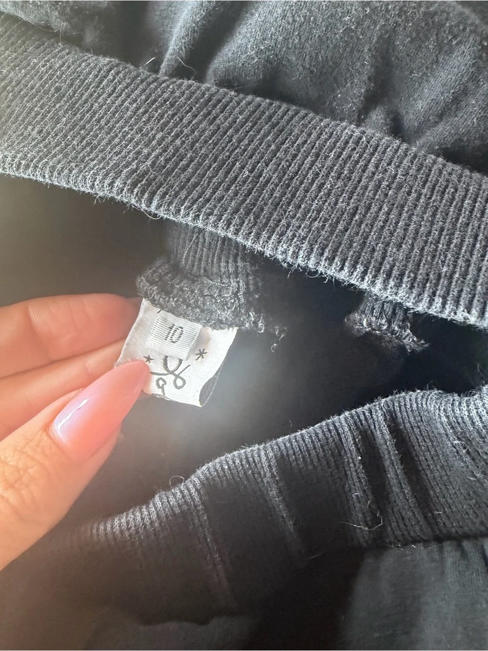 Lola + The Boys Black Sequin Star Sweatshirt and Sweatpants